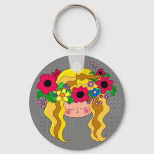 Ivana Kupala Ukrainian Folk Art Key Ring