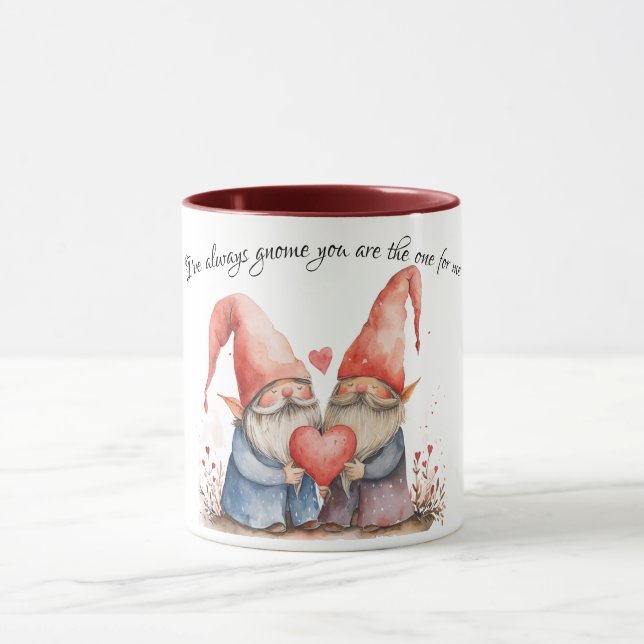 I've Always Gnome You Were The One Valentine's Mug (Center)