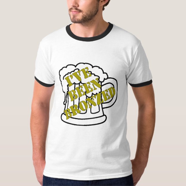 I've Been Bronzed - Black Mug T-Shirt (Front)