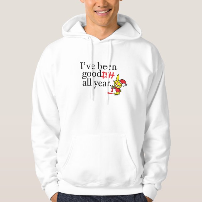 I've Been Goodish All Year Hoodie (Front)