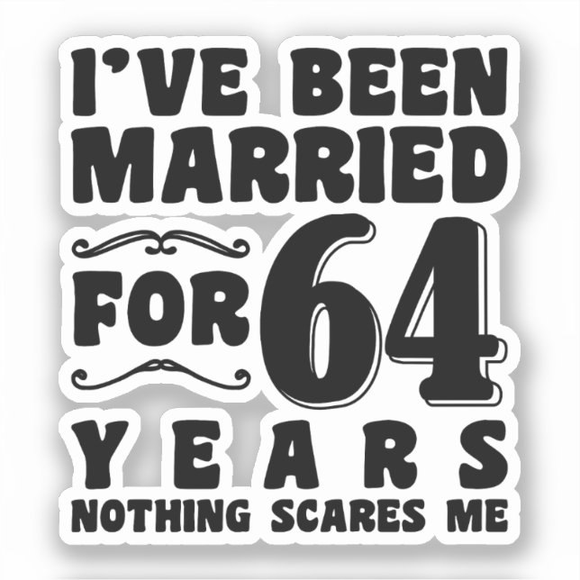 I've Been Married For 64 Years Engagement Present (Front)