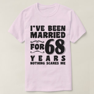 I've Been Married For 68 Years Grandparents Cool T-Shirt