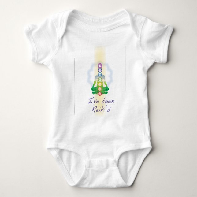 I've Been Reiki'd Baby Bodysuit (Front)