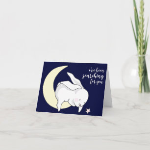 I've Been Searching For You, Blue Background Card