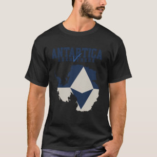 I've Been There Map Flag of Antarctica South Pole  T-Shirt