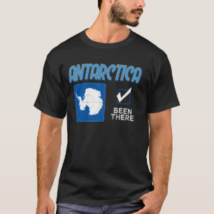 I've Been There Map Flag of Antarctica South Pole T-Shirt
