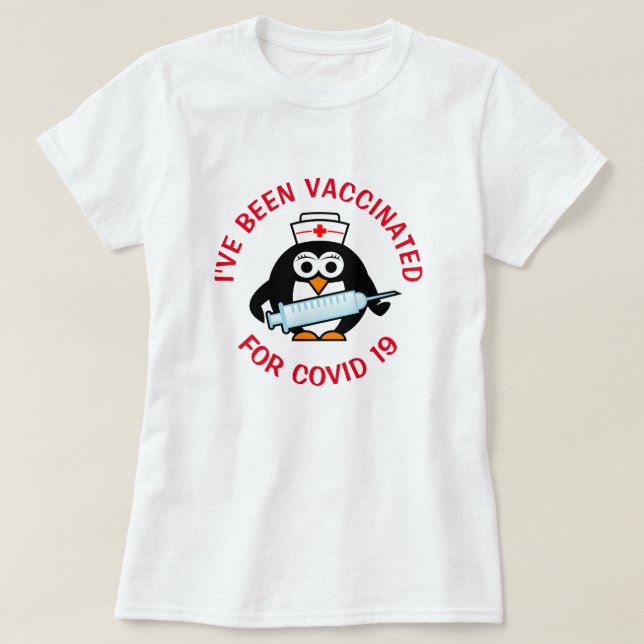 I've been vaccinated pandemic t shirt for women (Design Front)