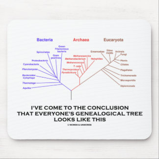 I've Come To The Conclusion Genealogical Tree Mouse Mat