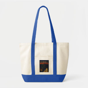 I've Created a Monstera Retro Horror Plant Tote Bag
