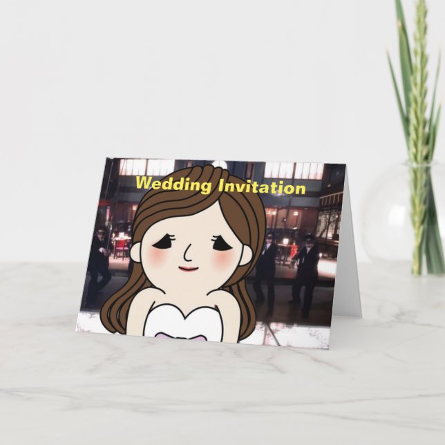 I've found the perfect venue. invitation (Front)