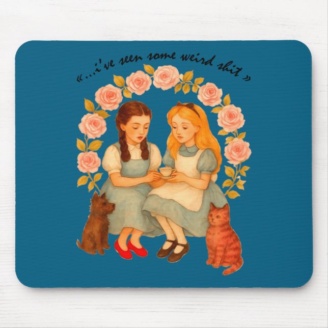 I've Funny Seen Some Weird Sarcastic Quote Mouse Mat (Front)