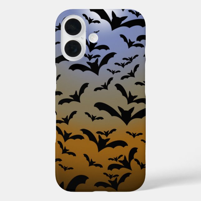 I've Gone Batty For Black Bats & Pretty Moonlight Case-Mate iPhone Case (Back)