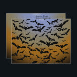 I've Gone Batty For Black Bats & Pretty Moonlight Postcard<br><div class="desc">Postcard Post Card printed with a I've Gone Batty For Black Bats & Pretty Moonlight hand drawn graphic artwork drawing design illustration by TheFabricSeal print on demand shop at Zazzle.com #ZazzleMade ©️Original. https://www.zazzle.com/store/thefabricseal This Halloween and anytime of the year classic looking vintage yet modern contemporary style art piece features a...</div>