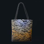 I've Gone Batty For Black Bats & Pretty Moonlight Tote Bag<br><div class="desc">Tote Bag all over print style over the shoulder style fashion statement accessory printed with a I've Gone Batty For Black Bats & Pretty Moonlight hand drawn graphic artwork drawing design illustration by TheFabricSeal print on demand shop at Zazzle.com #ZazzleMade ©️Original. https://www.zazzle.com/store/thefabricseal This Halloween and anytime of the year classic...</div>