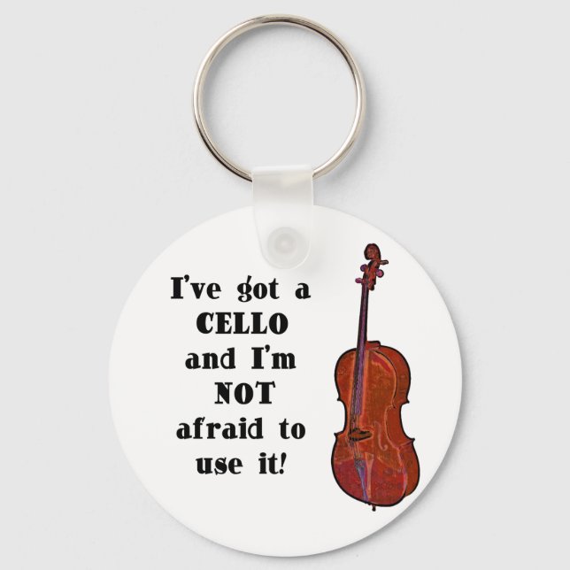 I've Got a Cello Key Ring (Front)