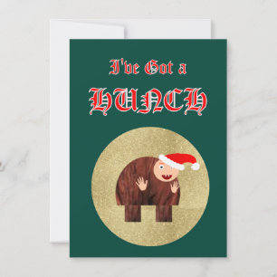 I've Got a Hunch Holiday Card