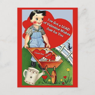 I've Got a Load of Valentine Wishes Just For You Postcard