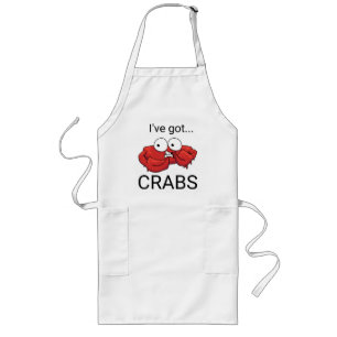 I've Got Crabs Long Apron