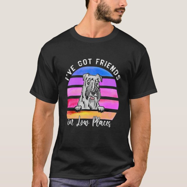 I've Got Friends In Low Places Sealyham Terrier Do T-Shirt (Front)