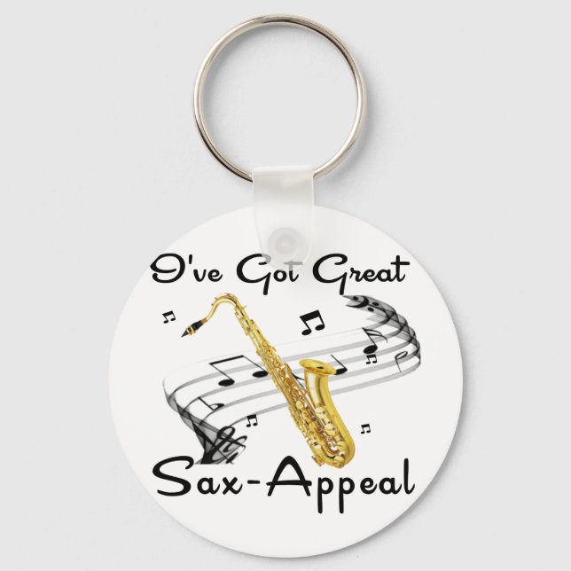 I've Got Great Sax-Appeal Key Ring (Front)