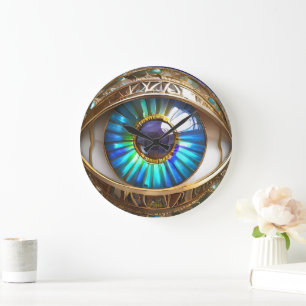 I've Got My Third Eye On You Large Clock