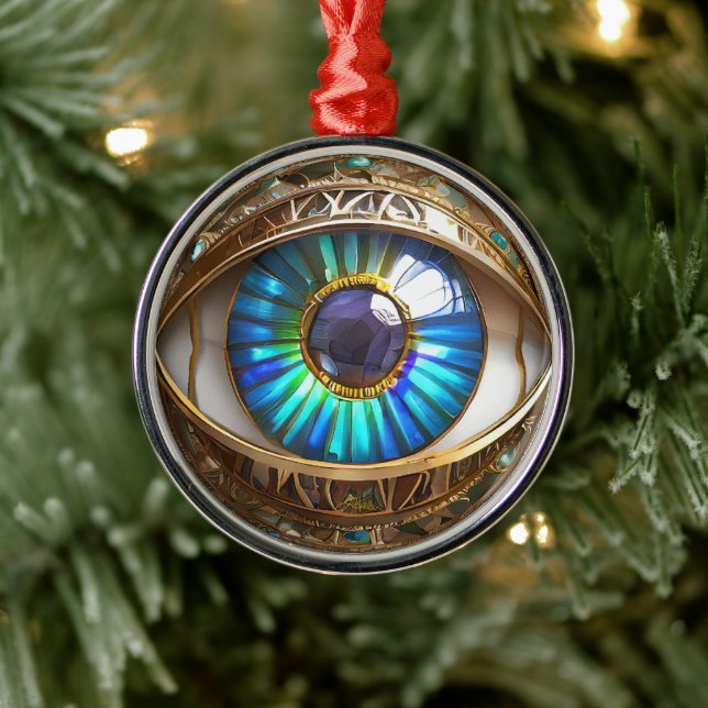 I've Got My Third Eye On You Metal Tree Decoration (Tree)
