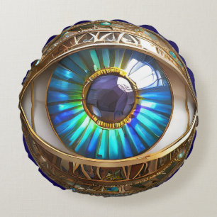 I've Got My Third Eye On You Round Cushion