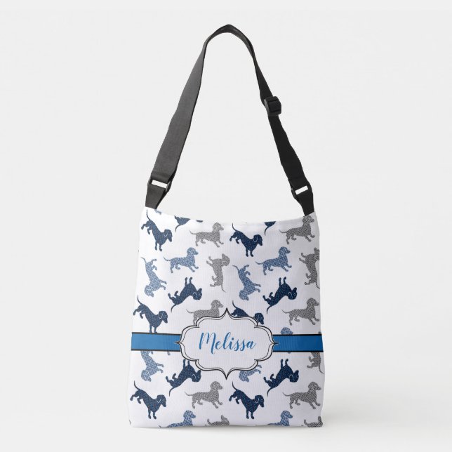 I've got the Doxie Dachshund Blues Crossbody Bag (Front)