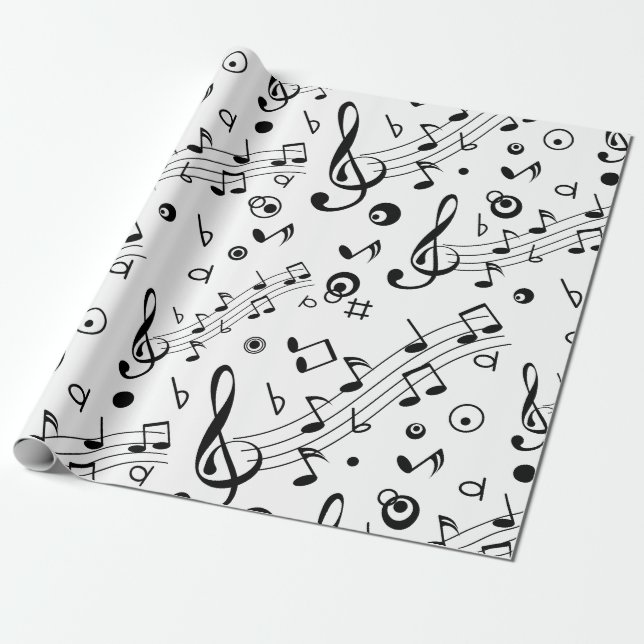 I've Got the Music in Me Wrapping Paper (Unrolled)