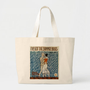 I've Got The Shimmie Blues Large Tote Bag