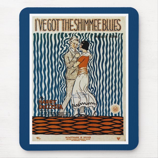 I've Got The Shimmie Blues Mouse Mat (Front)