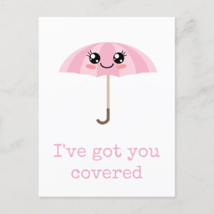 I've got you covered postcard