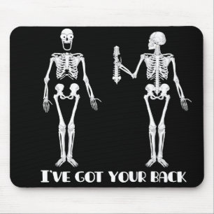 I've Got Your Back - Skeletons Mouse Mat