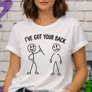 I've Got Your Back Visual Pun Tri-Blend Shirt
