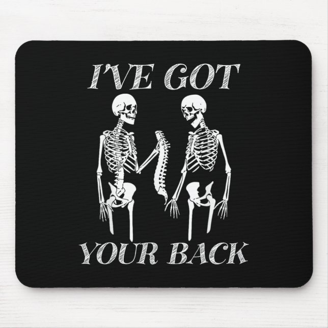 I've Got Your Ck Halloween Skeleton Skull Men And  Mouse Mat (Front)