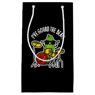 I've Gourd The Beat Funny Drummer Pun Dark BG Small Gift Bag