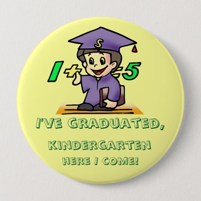 I've Graduated - 10 Cm Round Badge (Front)