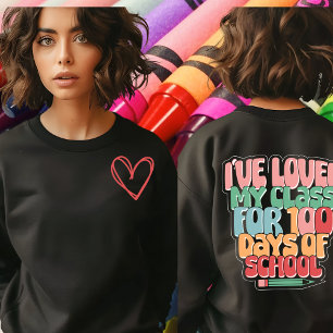 I've Loved My Class For 100 Days Long Sleeve Tshir T-Shirt