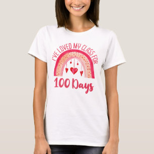 I've Loved My Class For 100 Days Rainbow Teacher T-Shirt