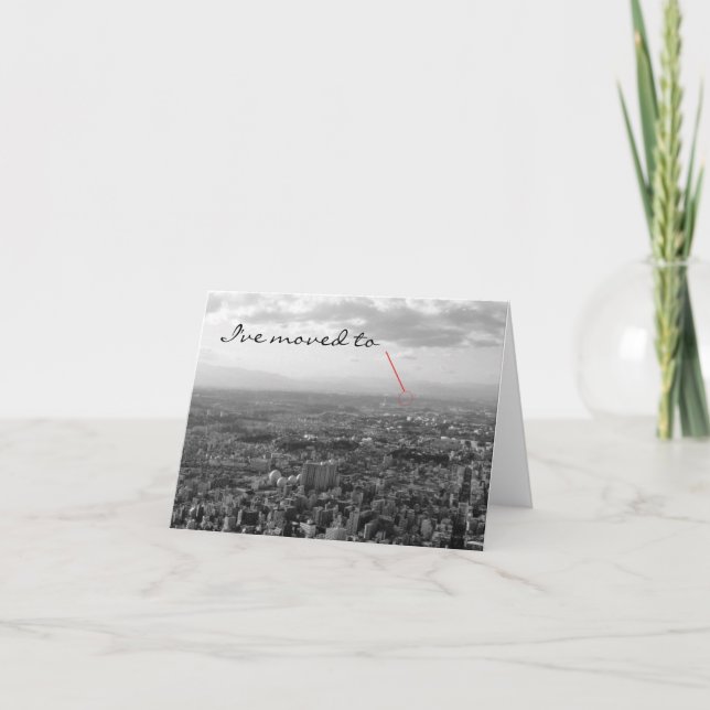 I've moved... announcement (Front)