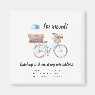 I've Moved Change of Address Moving Announcement Magnet