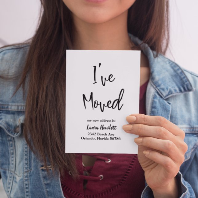 I've Moved Moving Announcement Modern Script (Creator Uploaded)