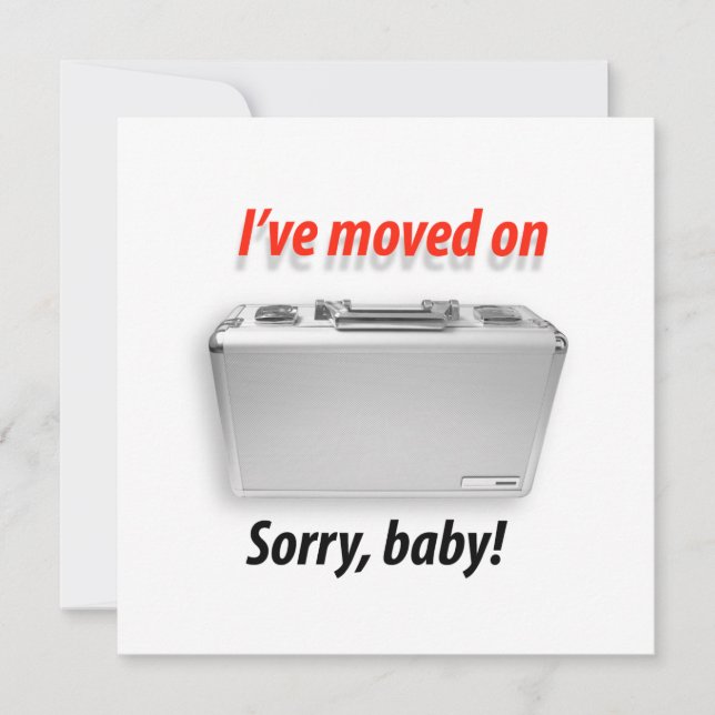 I've moved on announcement (Front)