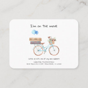 I've Moved Watercolor Moving Announcement Card