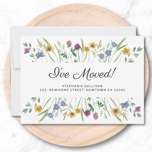  I've Moved Wildflower Moving Announcement (Creator Uploaded)
