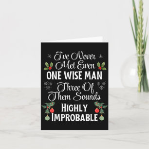 I've Never Met Even One Wise Man Three Sounds Impr Card