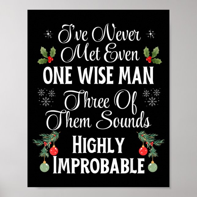 I've Never Met Even One Wise Man Three Sounds Impr Poster (Front)