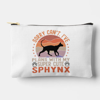 I've plans with my Sphynx cat Accessory Pouch