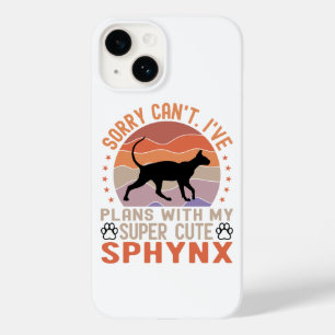 I've plans with my Sphynx cat Case-Mate iPhone 14 Case