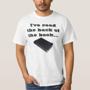 I've read the back of the book and we win! Shirt